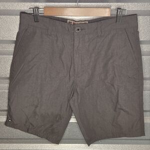 Micros Gray Textured Casual Shorts – Size 32